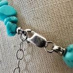 Sterling Silver Bail Necklace with Turquoise Photo 3