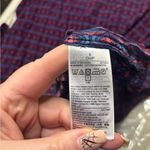 Gap  Henley Shirt Mini Dress Geometric Print Size Small Long Sleeve V Neck New Photo 6