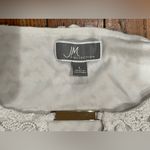 JM Collection  White Textured Blouse Photo 2