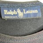 Ralph Lauren  T Shirt Size X- Small Navy Blue Short Sleeve Gold Buttons  86E Photo 4