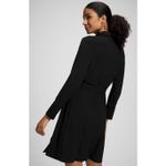 Soma Women's Cool Nights Short Robe Black Small/Medium Photo 2