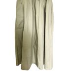 Mod Ref  Sage Green Poplin Sleeveless Midi Dress with Pockets Size Small Photo 2