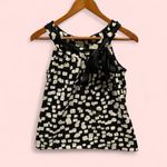 AB Studio Cute vintage 90’s breezy cotton tie collar high neck sleeveless blouse  Photo 2