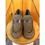 Fly London  Olive Suede Loafers with Leather Trim Shoe Size EU 40 US 9-9.5 Photo 1