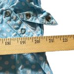 Buttons Blue and white polka dot short sleeve dress  in the back size s/m Photo 4