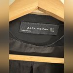 ZARA  women’s black moto blazer with double zipper detail medium Photo 4