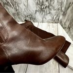 Cole Haan Dark Brown Leather Over the Knee Heeled Boots Boho Chic Fall Favorite Photo 14