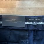 Banana Republic NWT Avery Mid-Rise Jacquard Trim Navy Dress Pant Trouser, 4 Photo 7