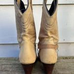 Vintage 80s Acme Cowgirl Western Rockabilly Biker Boots Chain Harness 8 1/2 Size 8.5 Photo 3