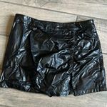 Cotton Candy Black Faux Leather Skirt Size M Photo 0