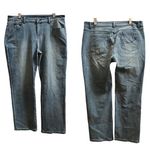 Soft Surroundings  Lycra Blend Slim Straight Jean Size 18 Petite Style 39683 Photo 1