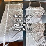 Reformation  Dress Flare Ruched Stretchy Asymmetrical Mini Party Silver L NWT Photo 6