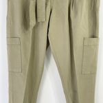 Sam Edelman New  Utility Trouser Belted Waist Cargo Pants Khaki Photo 7