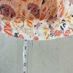 Free People  Lexington Off Shoulder Floral‎ Boho Blouse Small Tie Cuff Ivory Photo 7