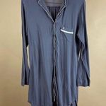 Victoria's Secret Vintage Victoria’s Secret Large Long Sleeve Longline Collared Nightgown Preppy Photo 0