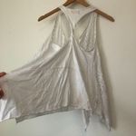 Hollister Lace Twist Back Tank Solid White Crochet Cotton Boho Top JUNIORS XS Photo 9