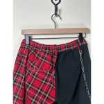 Hot Topic Women's Size Small Pants Plaid Colorblock Grunge Goth Punk Rock Black Photo 8