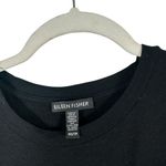 Eileen Fisher Black Viscose Jersey Dress Minimalist Capsole Womens Size XS Photo 2