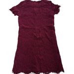Lulus  Dress Womens X Small Red Purple Take Me to Brunch Lace Shift Mini‎ Photo 4