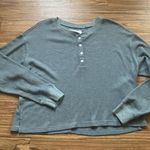 Abercrombie & Fitch Abercrombie Long Sleeve Cropped Top Photo 0