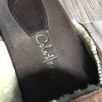 Cole Haan D21151 Suede Leather Slippers faux fur Photo 1