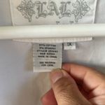 Live a Little  white jacket with silver buttons Photo 6