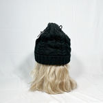 Timberland Black Warm Fleece Lined Cable Knit Beanie Hat~One Size~New Photo 4