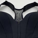 Ivy Park adidas Medium Support Black Zip Front Bra Bralette Racerback Size XS Photo 6