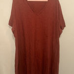 Sonoma Goods For Life Womens 2X V Neck Short Sleeve Casual T Shirt Dress Photo 0