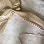 Frenchi Beige genuine Leather shirt Jacket shacket size small Tan Photo 7