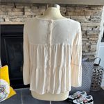 Madewell  Ivory Flowy Tier Blouse Photo 2