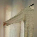 Women Tan 3/4 Sleeve New York & Company Sweater Size M Photo 1