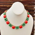 J.Crew  Colorful Choker Style Necklace Lucite Photo 0