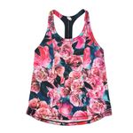 Lululemon Lightened Up Singlet Tank Top Secret Garden Floral Rose Pink Size 6 Photo 2