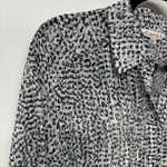 Nanette Lepore Womens Sugar Sizzle Shirt Dress 3/4 Sleeve Black White 4 Small Photo 2