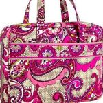 Vera Bradley *Retired Pattern Paisley Meets Plaid Good Book Cover Bible Bag/Tote Photo 0