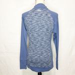 Columbia Womens Full Zip Heathered Blue Long Sleeve Jacket Sz S Pockets Photo 5