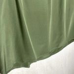 Ann Taylor  Short Flutter Sleeves Pleated Silk Blouse Green Small Workwear Office Photo 4