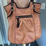 The Sak  Tan Brown Leather Hobo Crossbody Shoulder Bag Bohemian‎ Hippie Photo 0