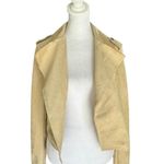 Anthropologie - Crop Moto Micro-Suede Jacket Sz XS Photo 6