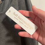 Soft Surroundings  Margulies Sweater in Heather Grey with Zipper Back Size L NWT Photo 3