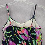 Caribbean Joe  Purple Padded Swimwear Tankini Tank Top Medium M 10 Photo 4