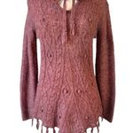 prAna  Shelby poncho fringed sweater Photo 0