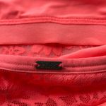 PINK - Victoria's Secret VS PINK Lace Halter Bralette Neon Orange NWT Photo 4