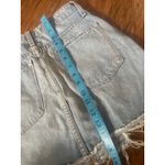 Alice + Olivia  Good High Waisted Denim Skirt Distressed Mini Casual Size 25 0 XS Photo 8