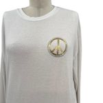 Spiritual Gangster  Harmony‎ Crew Neck Savasana Pullover White Size Medium Photo 3