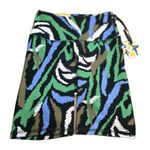 Diane Von Furstenberg  for Target‎ DVF Disco Zebra Bike Shorts XXS Green Photo 0