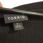 Torrid  Black Long Sleeves Gauze Henley Smocked Blouse Tunic Casual Top Size 3X Photo 4