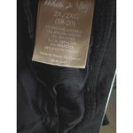 White Stag White Stuff Black Swim Dress Ruched Halter One Piece Swimsuit 2X‎ Photo 3