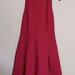 NWT Lulus Fuchsia Barbie Pink Cutout & About Skater Dress Photo 4